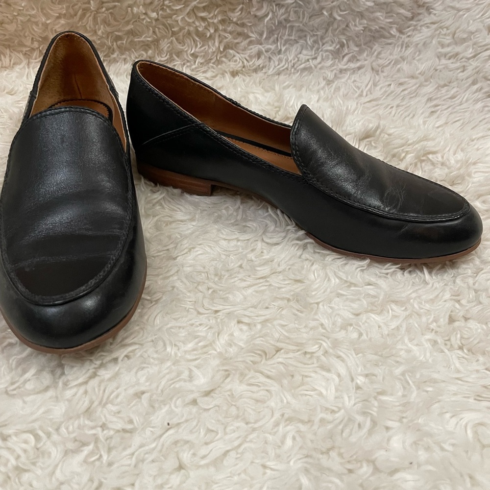 Black leather loafers - Sarto by Franco Sarto
